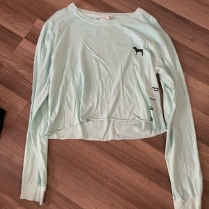 PINK long sleeve, crop top